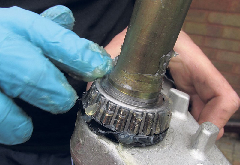 These pits should be avoided during bearing maintenance