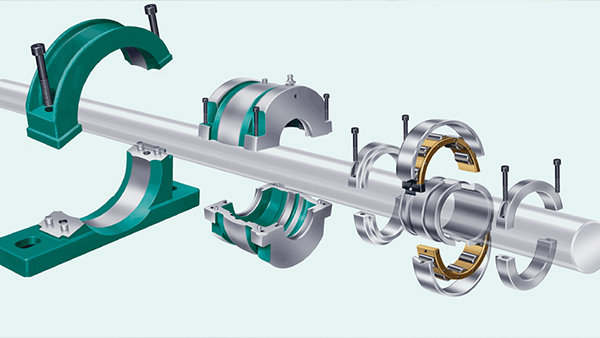 What are the lubrication methods for bearing rotation