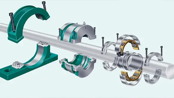 What are the lubrication methods for bearing rotation